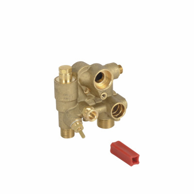 Groupe entrée sanitaire + retour chauffage avec robinet - 8 litres - DE DIETRICH CHAPPEE : JJJ005696350