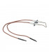 Électrode allumage avec câbles - DE DIETRICH CHAPPEE : JJJ008620300