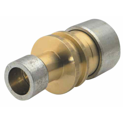 Straight brass connector. LOKRING 16/12,7 NR Ms 50- VULKAN LOKRING - L13001703  - (X4)