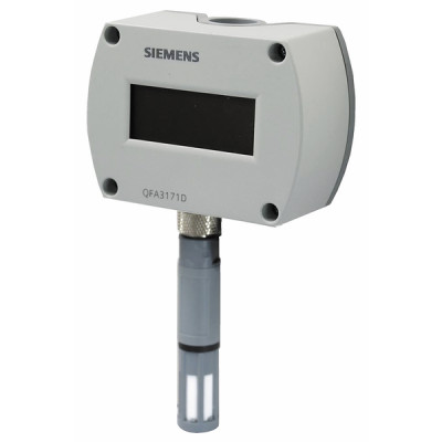 Sonde combinée ambiante 0...10Vcc LCD 0...100% -40...70°C - SIEMENS : QFA3160D