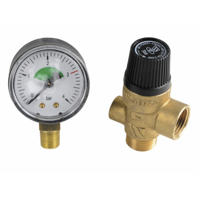 Soupape 3b.Mf 1/2"  mano Ø40 - DE DIETRICH CHAPPEE : S17006804