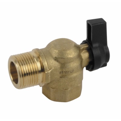 Heating flow and return valve - DIFF for Chaffoteaux : 60000885