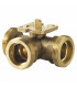 Threaded ball valve 3V M1-1/4" - SIEMENS : VBG61.32-16