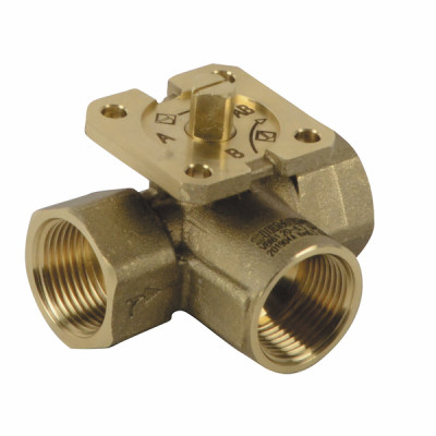 3-way ball valve F3/4" Kvs6.3 - SIEMENS : VBI61.20-6.3