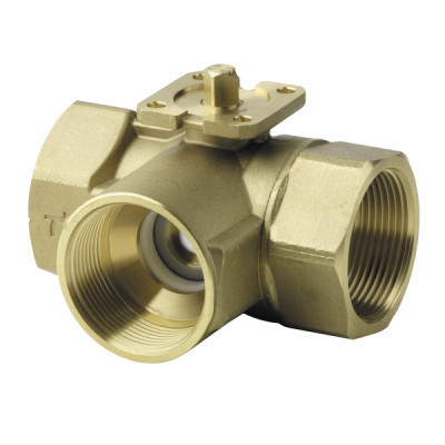 3-port ball valve, internal thread, PN40, DN32, kvs 16 - SIEMENS : VBI61.32-16