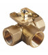 Válvula de 3 vias esférica F1" KVS16 - JOHNSON CONTROLS : VG1805CP