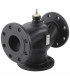 3 ways valve with flange fitting PN10 DN80 KVS100 - SIEMENS : VXF32.80-100