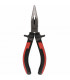 Pince à becs demi-ronde KS, à poignées bi-composants longueur 165 mm - KS TOOLS : 115.1023