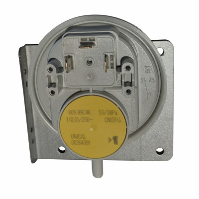 Smoke safety pressure gauge  - UNICAL : 02378B