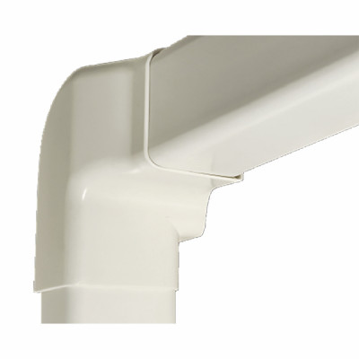 Angle vertical gauche 60x80 blanc pur 9010 - DIFF