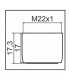 Water saving aerator M22X1 - NEOPERL : 2048098