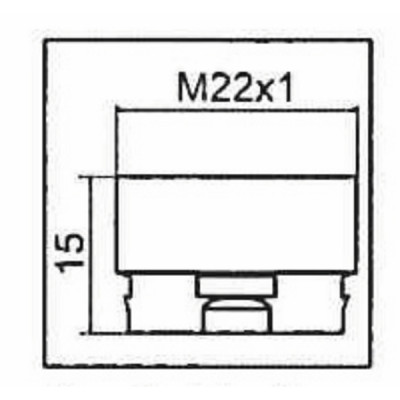 Adaptateur pour aérateur CLINIC SNAP M22x1 - NEOPERL : 1437190