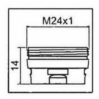 Adapter for CLINIC SNAP M24x1 aerator - NEOPERL : 1437290
