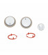 White knobs (excl.), set of 3 - VAILLANT : 0020048920