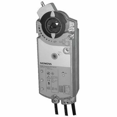 Rotary air damper actuator OpenAir 18Nm 2-position - 230V - SIEMENS : GCA326.1E