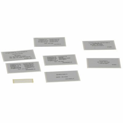 Etiquette transformation GN BP - VAILLANT : 0020160884