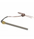 Bougie avec raccord fileté de 3/8" 280W- DIFF - 150806