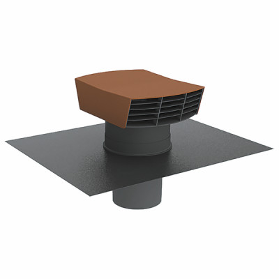 Chapeau de toiture plastique CTP2 125 Tuile - ANJOS : 3008