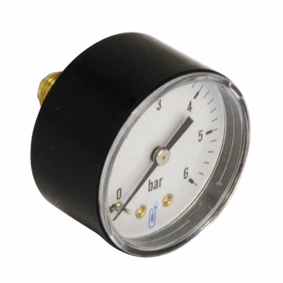 Manomètre ABS, sec non remplissable Ø 50mm, 0/6bar