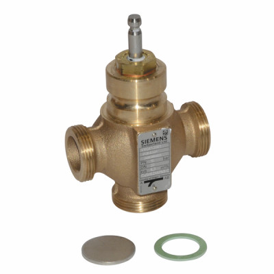 Vanne siège 3v 20mm M1"1/4 Kvs 6.3 - SIEMENS : VXG41.2001