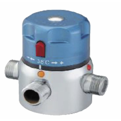 Collective thermostatic supply mixer ST M1"- DIFF - 110711