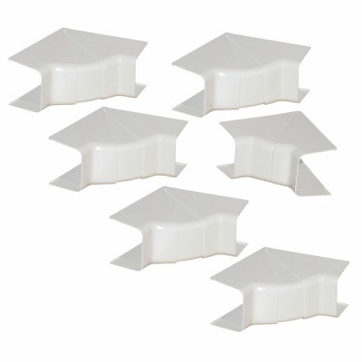 Angle intérieur réglable 60x45 blanc pur 9010 (X 6) - DIFF