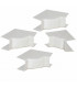 Angle intérieur réglable 60x80 blanc pur 9010 (X 4) - DIFF