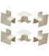 Angle interne 60x80 blanc crème 9001 (X 6)