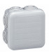Boite de dérivation carrée PLEXO Ø65x65x40 grise - LEGRAND : 092005