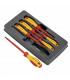 Set of 6 1000V voltage flat/PHILLIPS screwdrivers - KNIPEX : 00 20 12 V01