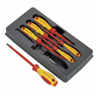 Conjunto de 6 tornilladores - KNIPEX : 00 20 12 V01