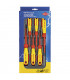 Jeu de 6 tournevis VDE PHILLIPS/POZIDRIV voltage 1000V - KNIPEX : 00 20 12 V03