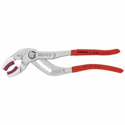 Siphon and Connector Pliers - KNIPEX : 81 13 250
