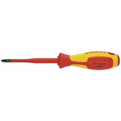 Tournevis slim-empreinte mixte plat et ph1 - KNIPEX : 98 24 01 SLS