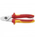 Cable shears with fall protection mechanism - KNIPEX : 95 16 165 T
