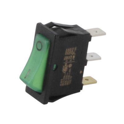 Luminous black unipolar switch - DIFF for Bosch : 87168121620