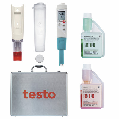 Kit testo 206-pH1 - pHmètre et accessoires - TESTO : 05632065