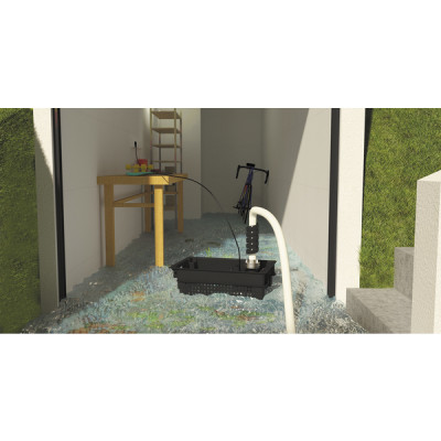 Pompe submersible SANISUB STEEL KIT D'URGENCE  - SFA : SANISUBSTEEL-101