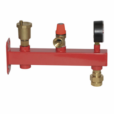 Support mural équipé de vase d'expansion