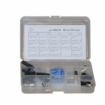 Case with 54 terminals