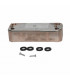 Plate heat exchanger (20 plates) - DIFF for Saunier Duval : 0020105937