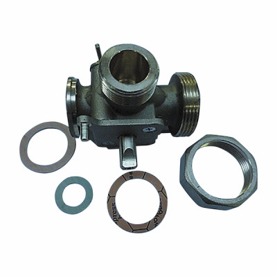 3ways valve by-pass + nut + gaskets - DE DIETRICH CHAPPEE : 7603108