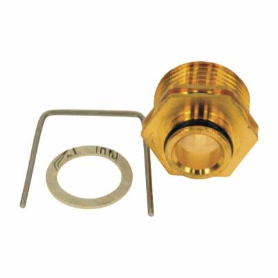 Raccord entrée valve eau - ELM LEBLANC : 87003061100