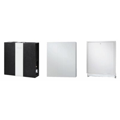 Lacquered white steel wall fairing - DANFOSS : 004B6039