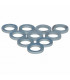 Joint plat ø 14,5x8,5x2- DIFF pour De Dietrich Chappée - S62715  - (X10)
