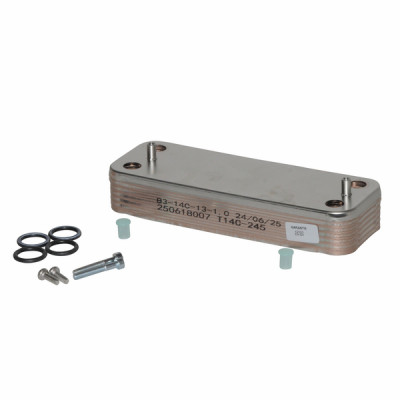 Heat exchanger 12 plates  - DIFF for De Dietrich Chappée : 711612800