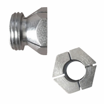 Conexión M3/8" D9,95 para resistencias sin conexión- DIFF - 150082