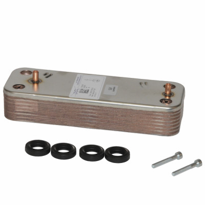 Heat exchanger 14 plates  - DIFF for De Dietrich Chappée : 711500500