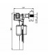 Robinet flotteur compact M3/8" - ROI : 01914