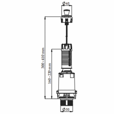 Mécanisme à tirette simple volume non NF - ROI : 98942